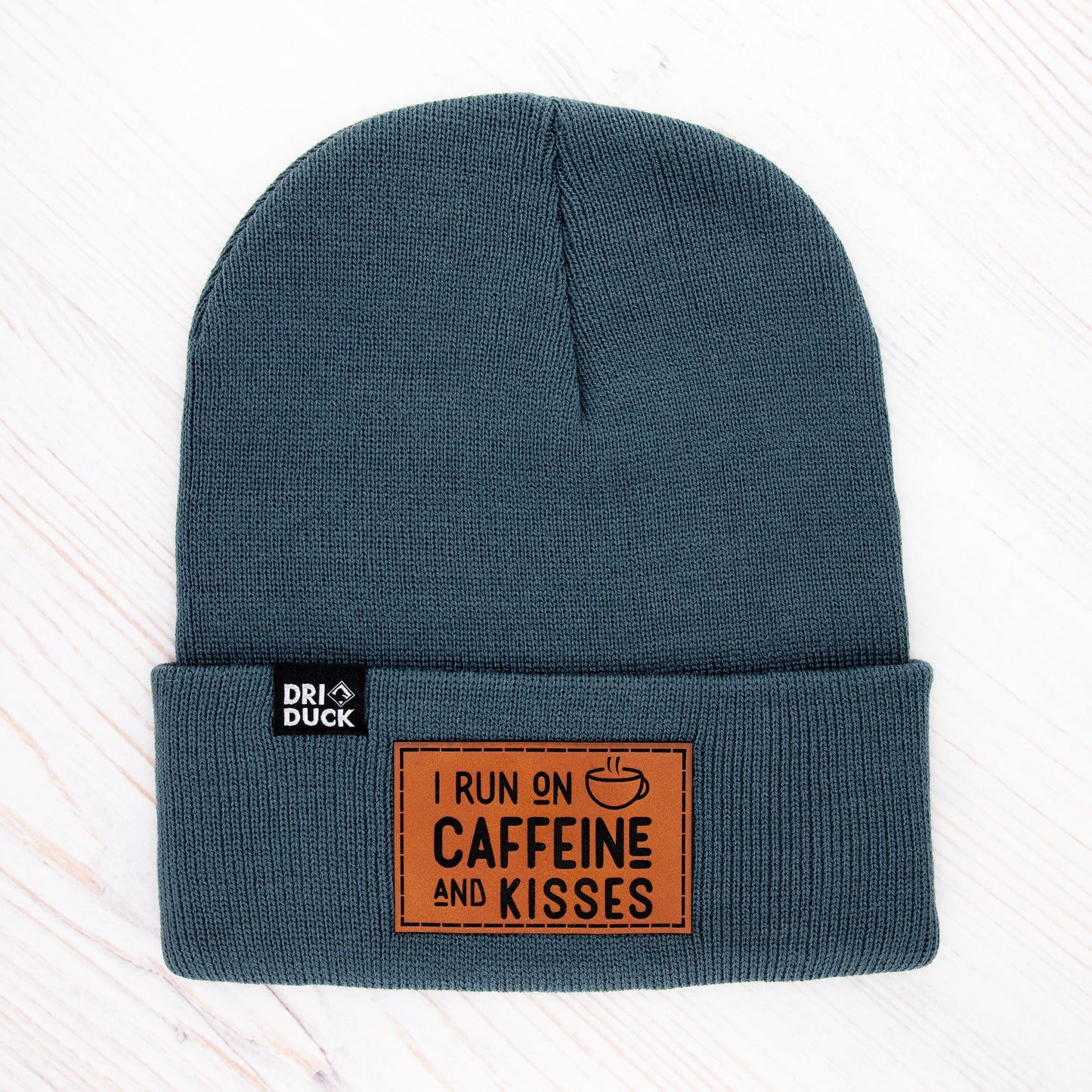CAFFEINE AND KISSES BEANIE