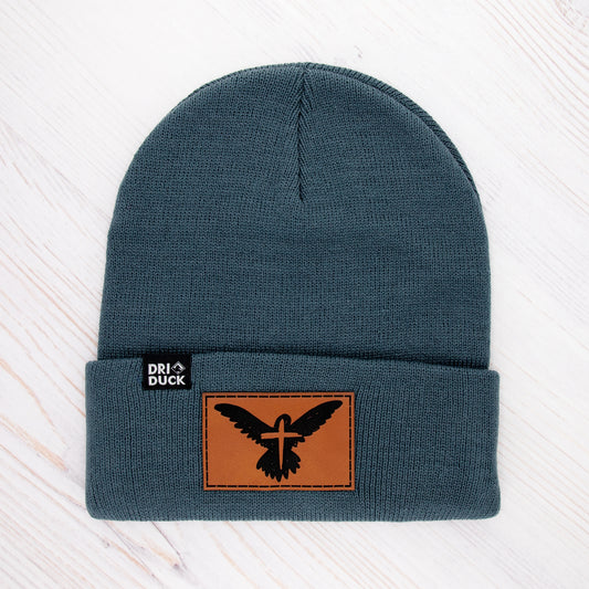 DOVE AND CROSS BEANIE - Cook Creative