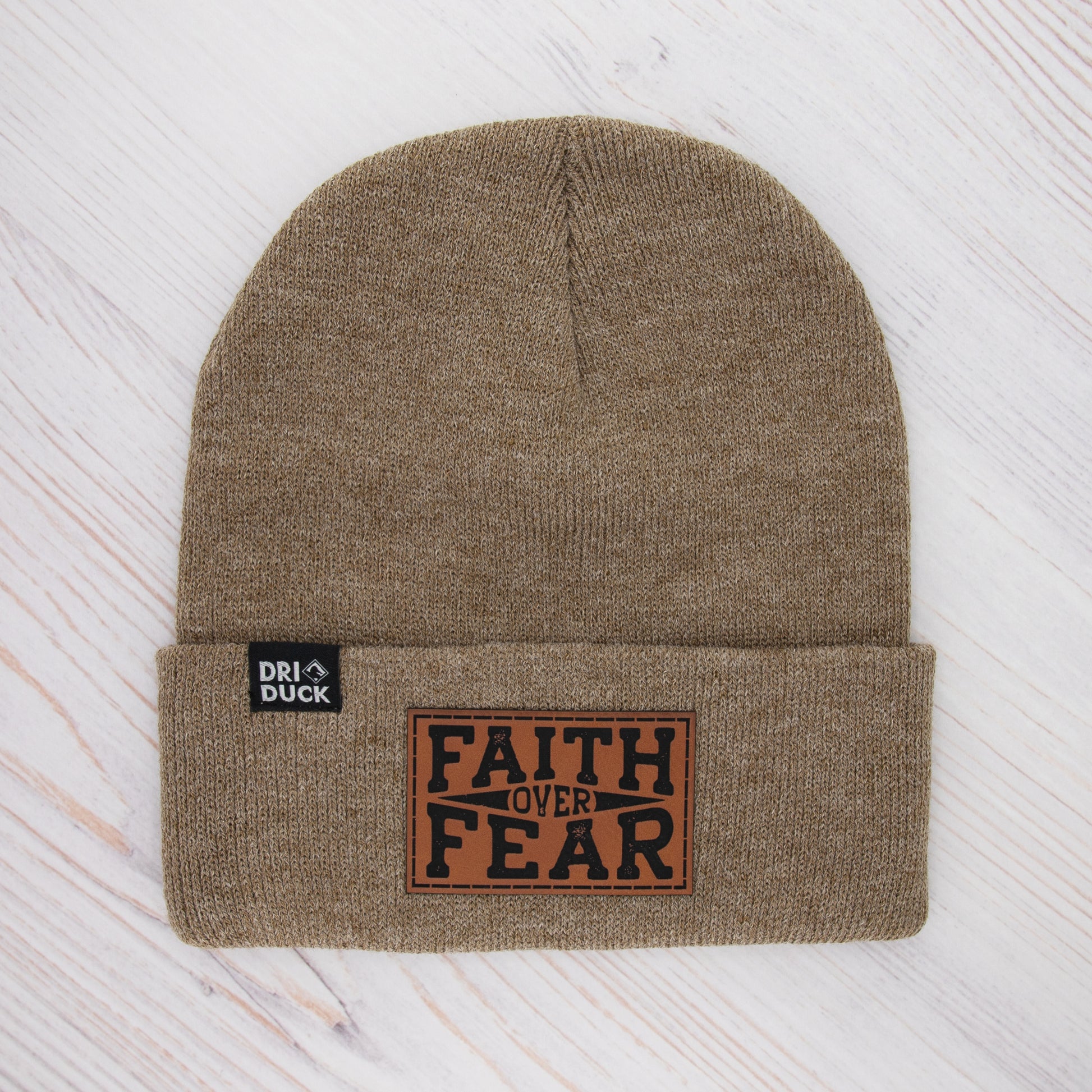 FAITH OVER FEAR BEANIE - Cook Creative