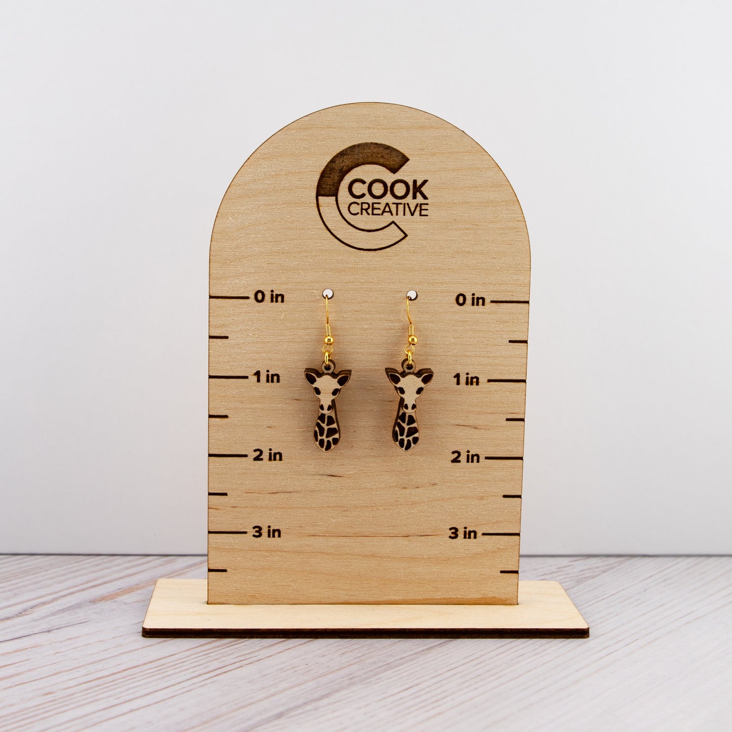 GIRAFFE EARRINGS - Cook Creative