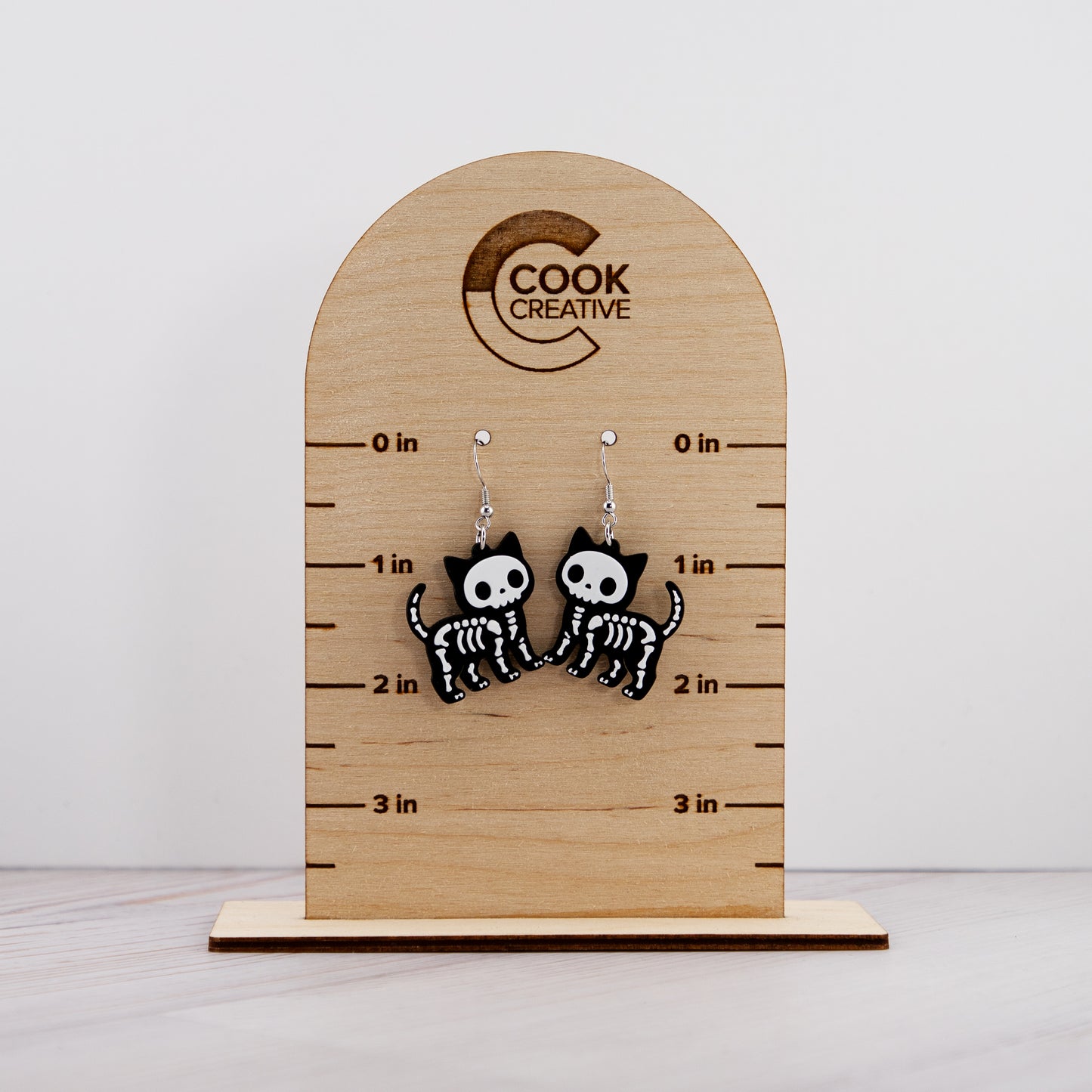 KITTY SKELETON EARRINGS