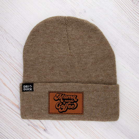 MAMA NEEDS COFFEE BEANIE - Cook Creative
