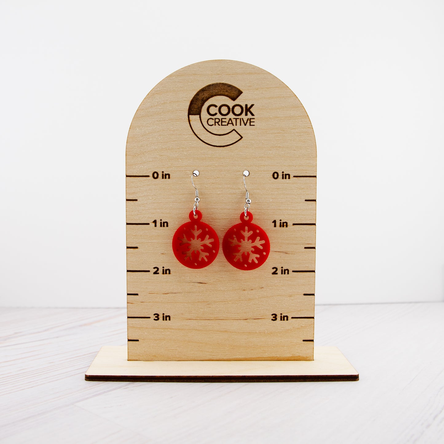 CHRISTMAS ORNAMENT EARRINGS - Cook Creative