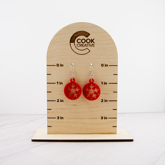 CHRISTMAS ORNAMENT EARRINGS - Cook Creative