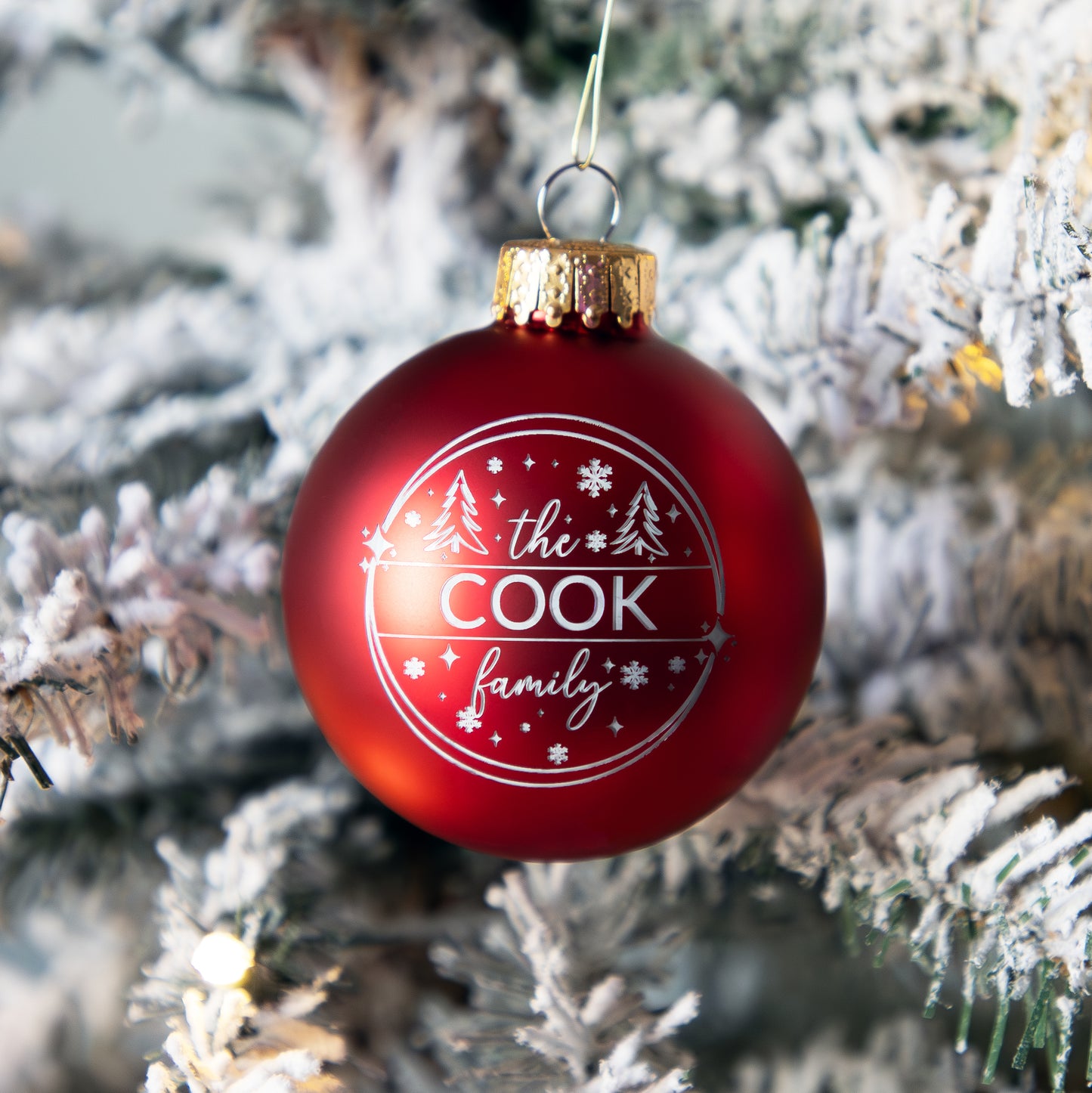 PERSONALIZED GLASS BALL ORNAMENT - Cook Creative