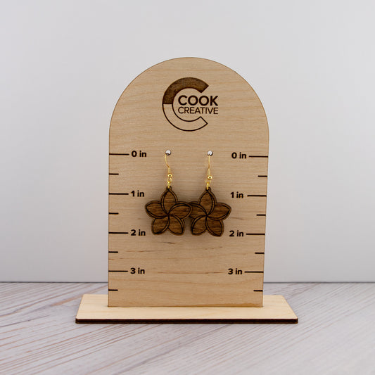 PLUMERIA EARRINGS - Cook Creative