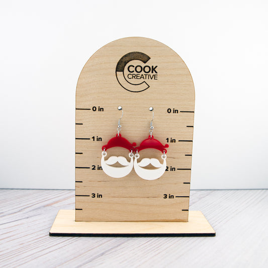 SANTA EARRINGS - Cook Creative