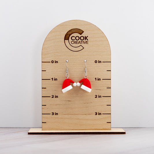 SANTA HAT EARRINGS