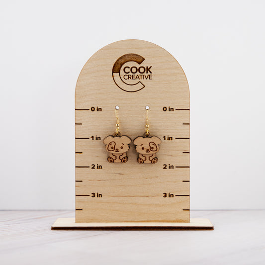 SPOTTED PUPPY EARRINGS