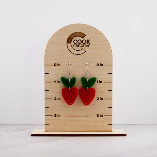 STRAWBERRY EARRINGS