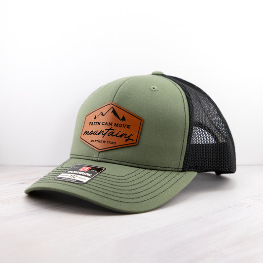 FAITH CAN MOVE MOUNTAINS HAT