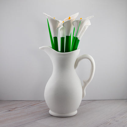 CALLA LILY FLOWER PEN VASE SET
