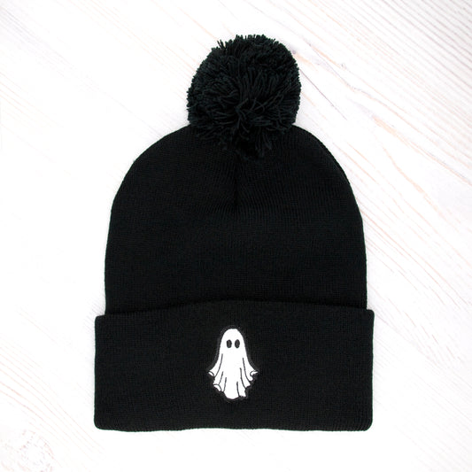 POM-POM GHOST BEANIE