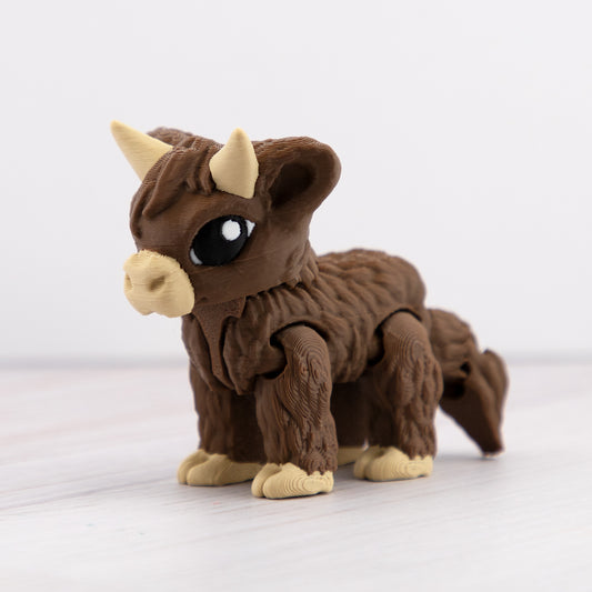 FLEXI ARTICULATED HIGHLAND COW