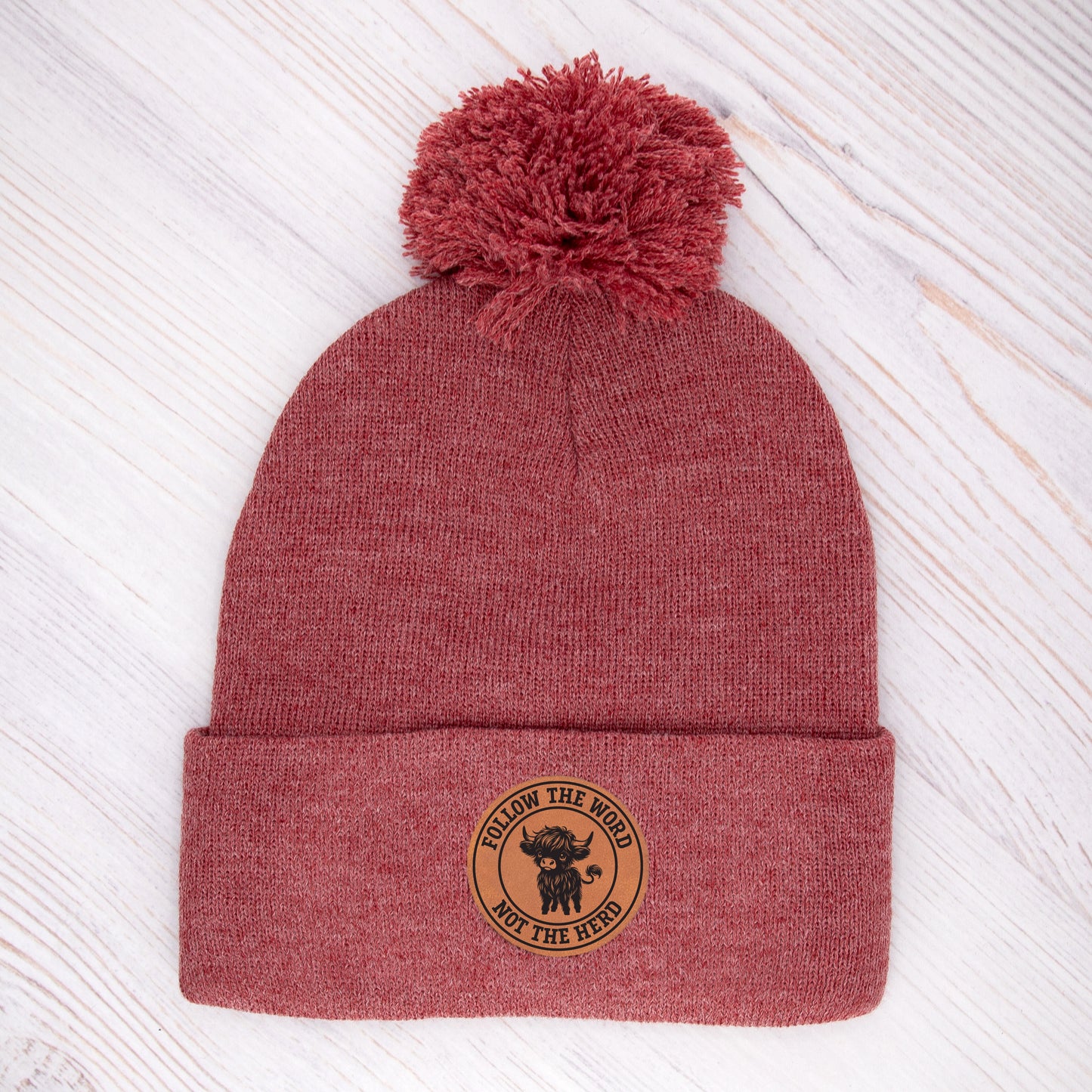 POM-POM HIGHLAND COW BEANIE