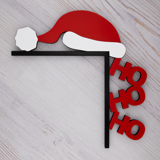 SANTA HAT DOOR CORNER DECOR