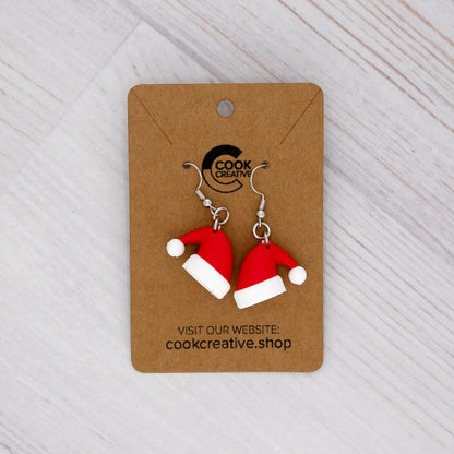 SANTA HAT EARRINGS