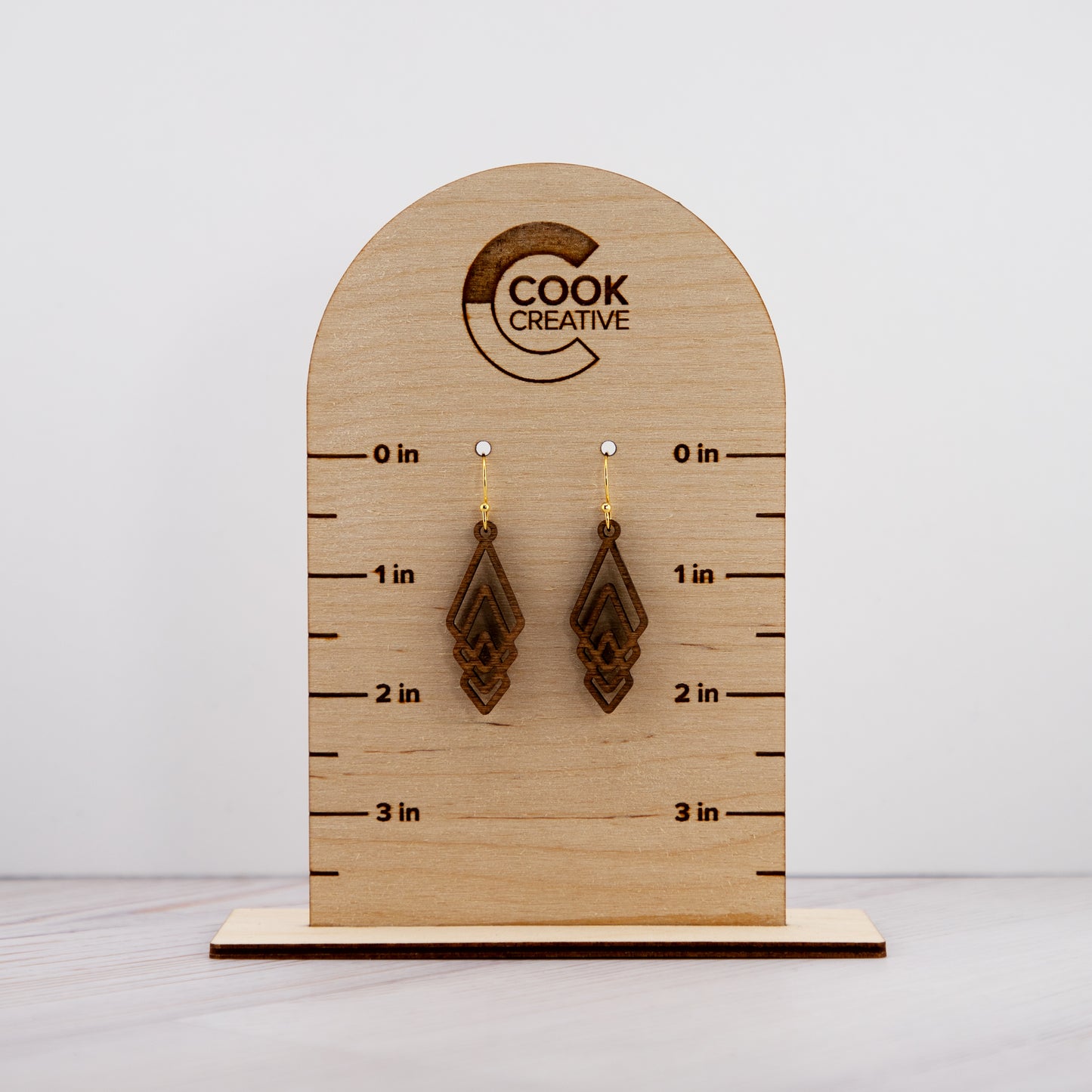 STACKED DIAMOND EARRINGS