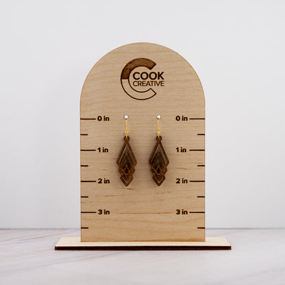 STACKED DIAMOND EARRINGS