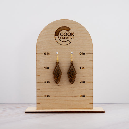 STACKED DIAMOND EARRINGS