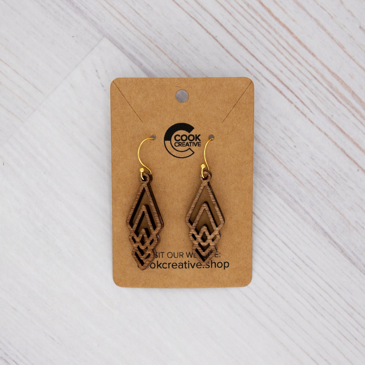 STACKED DIAMOND EARRINGS