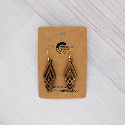 STACKED DIAMOND EARRINGS