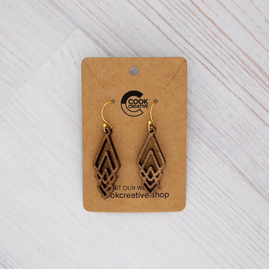 STACKED DIAMOND EARRINGS