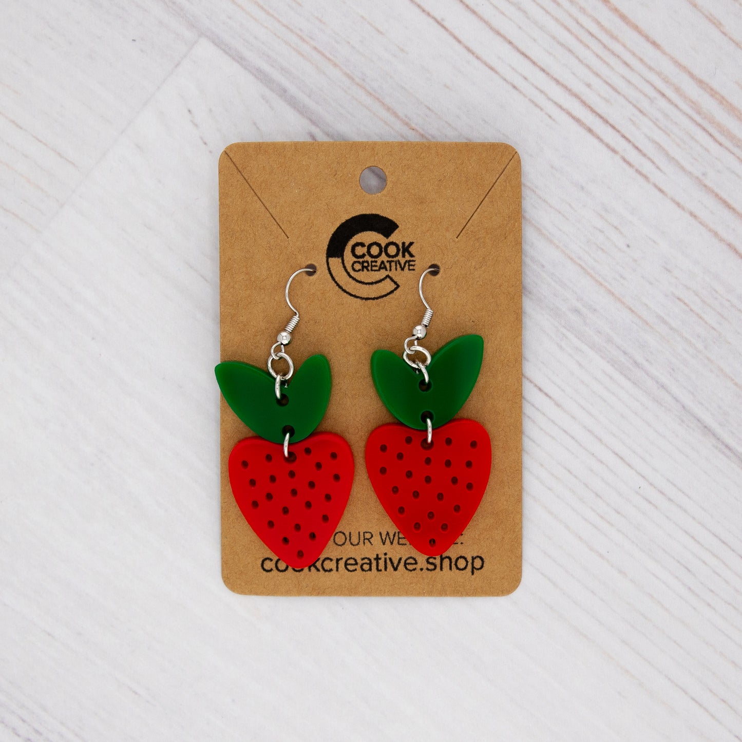 STRAWBERRY EARRINGS