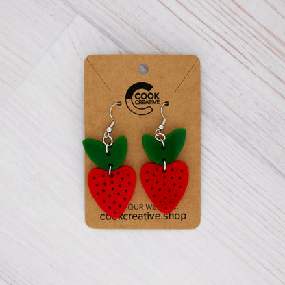 STRAWBERRY EARRINGS
