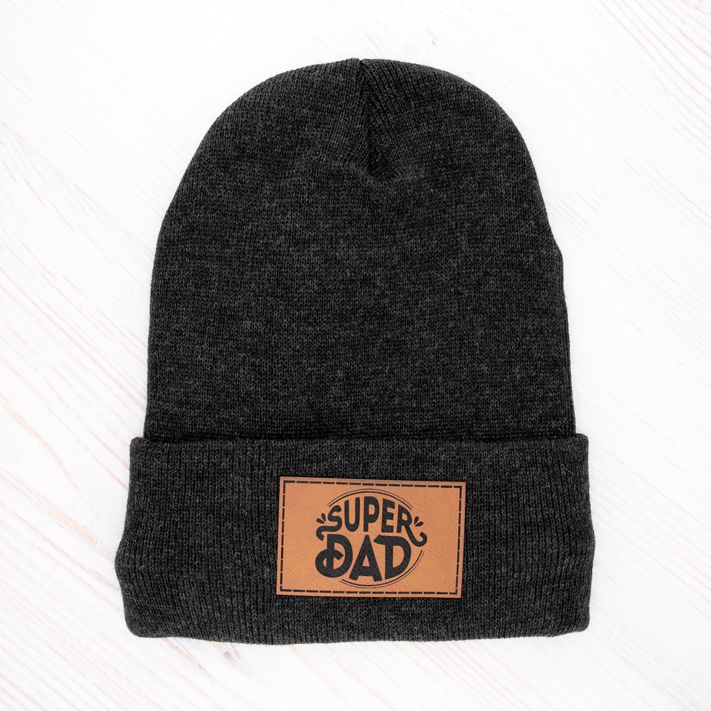 SUPER DAD SHERPA LINED BEANIE