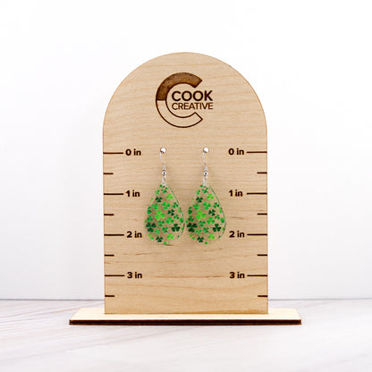 CLOVER TEARDROP EARRINGS