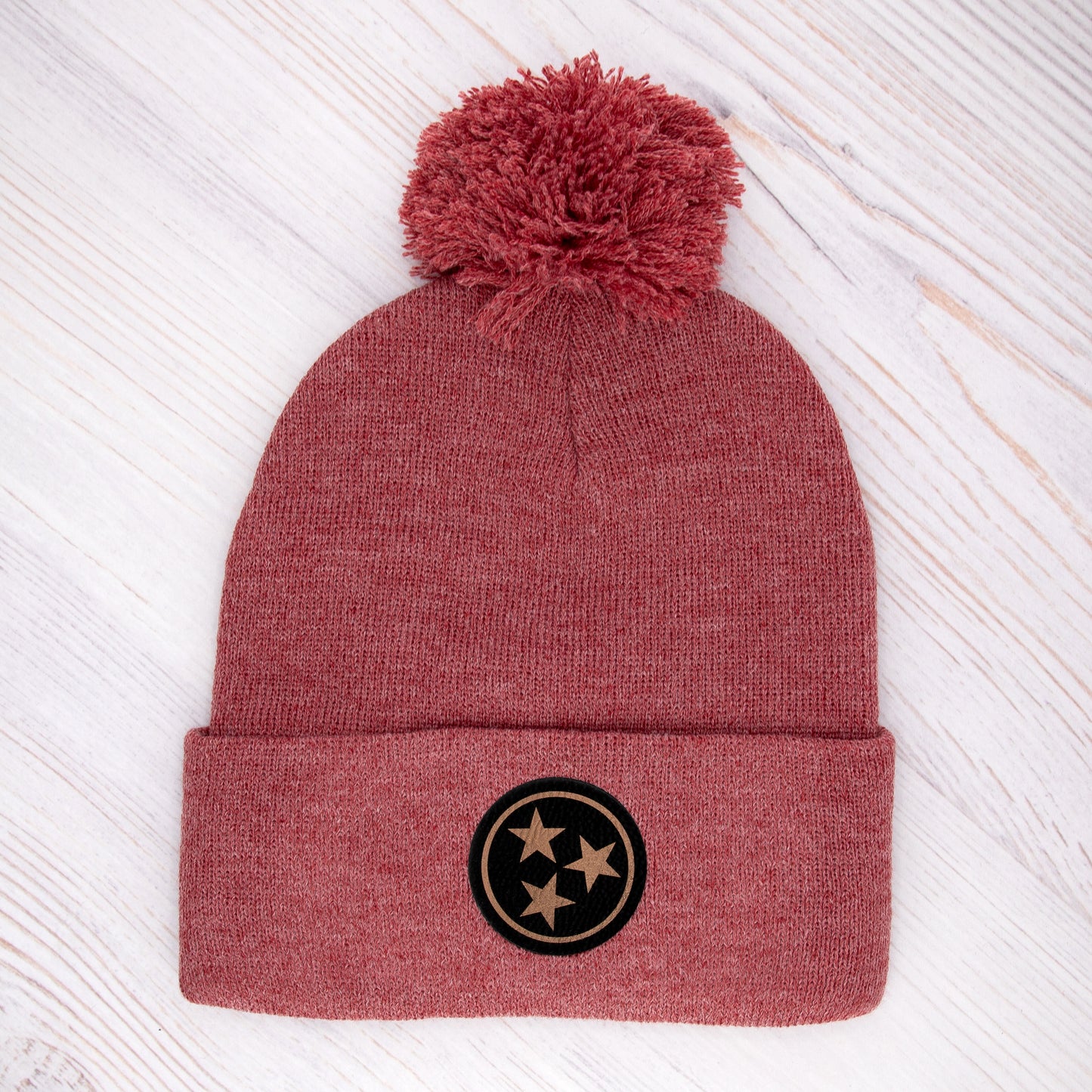 POM-POM COPPER TRISTAR BEANIE
