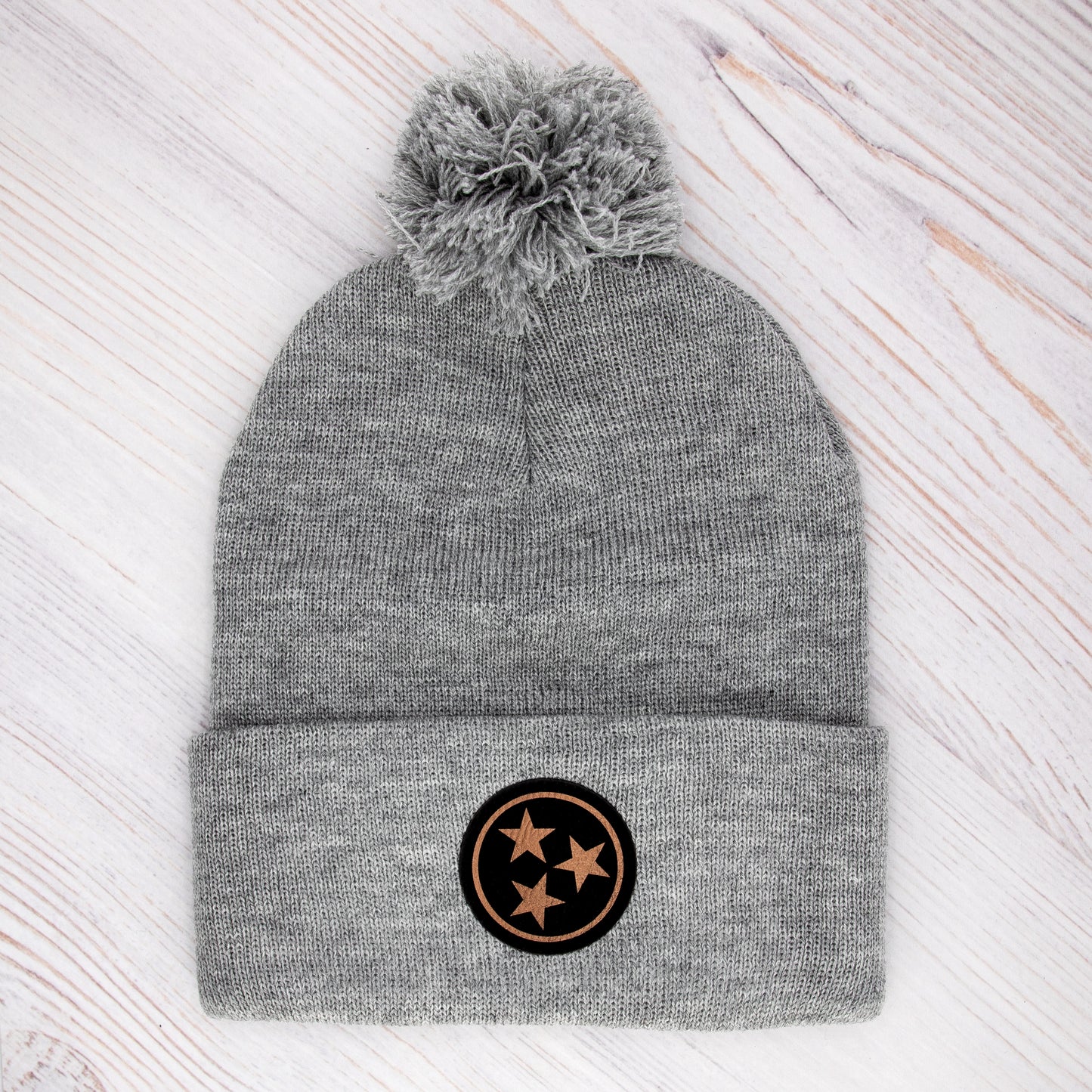 POM-POM COPPER TRISTAR BEANIE