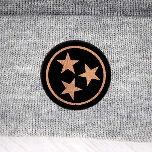 POM-POM COPPER TRISTAR BEANIE
